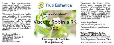 Viscum Robinia Rk 30x (Viscum Robinia Rk 30x 20 mL Final V1 9 27 2023)